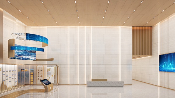 企業(yè)展廳深化設計方案落地實施