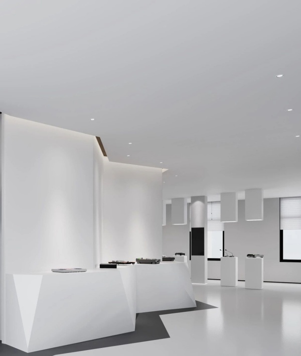 辦公展廳員工餐展廳設計案例