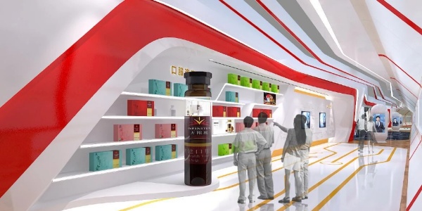 無極限中醫(yī)保健主題展廳設(shè)計