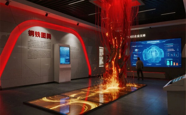 被千度鋼流燙到心跳，鋼鐵企業科技展廳也太酷了吧？