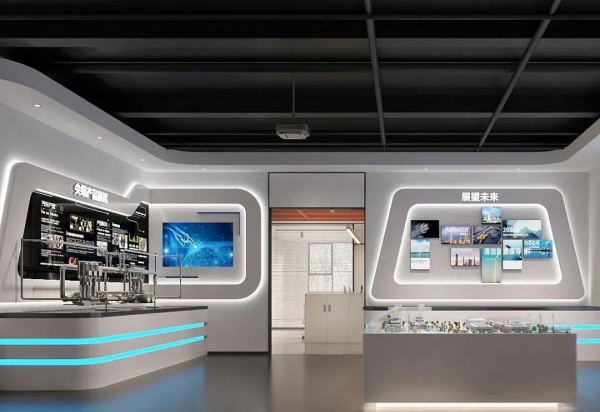 機械企業(yè)辦公展廳設計