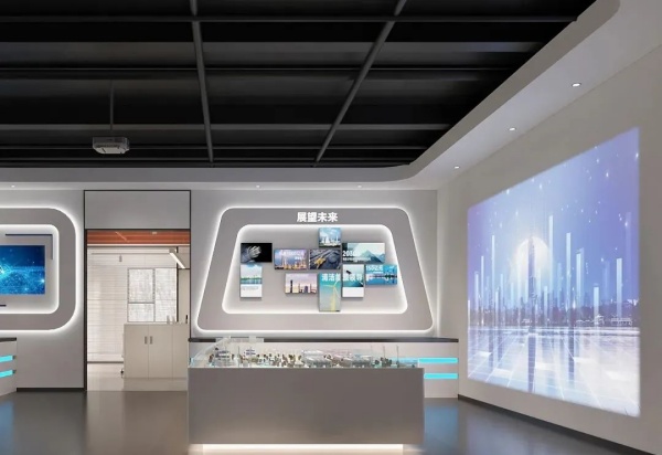 機械企業(yè)辦公展廳設計