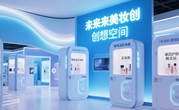 美妝行業(yè)科技展廳設(shè)計(jì)
