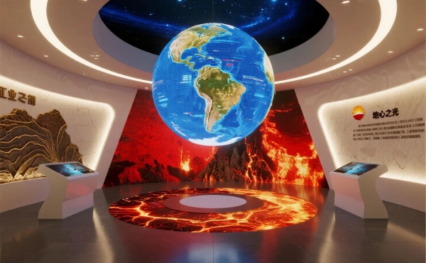 中石油地熱開發展廳設計