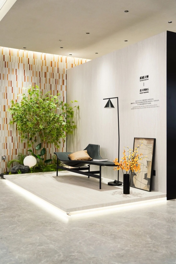展廳煥新升級(jí)壹號(hào)瓷磚巖板總部展廳，讓高階審美以極致細(xì)節(jié)落地