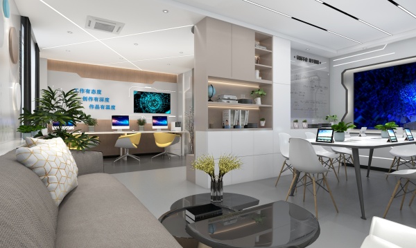 當傳媒辦公邂逅現代美學，打造科技感與人文溫度的文化空間設計