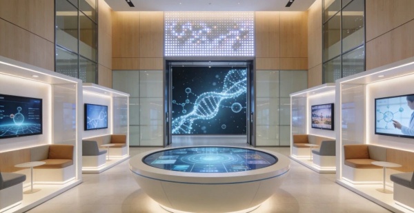 生物醫(yī)藥企業(yè)展廳設計怎么做才能凸顯專業(yè)權威？