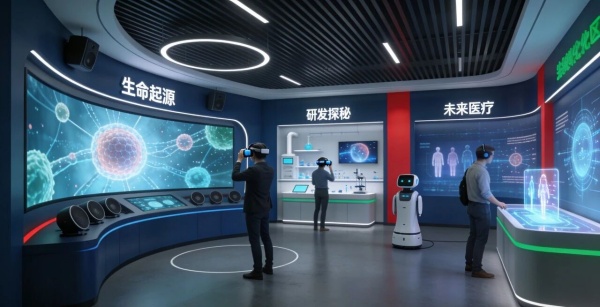 生物醫(yī)藥企業(yè)展廳設計怎么做才能凸顯專業(yè)權威？