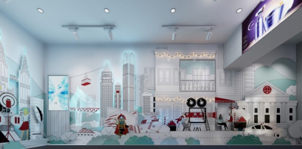 傳媒黨團活動展廳設(shè)計