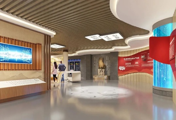 打破刻板！柔和新中式重塑企業廉政展廳新范式